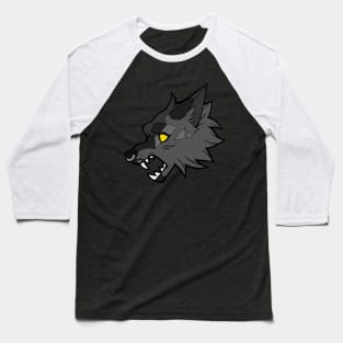 Wolf head Baseball T-Shirt